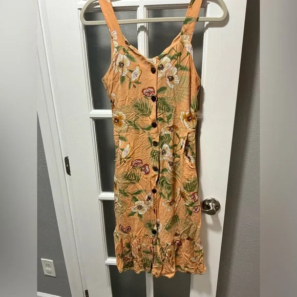 Monteau Floral Print Button Down Dress - Picture 2 of 14